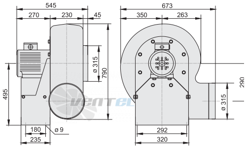 Rosenberg EPND 315-4 - описание, технические характеристики, графики